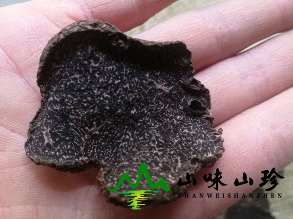 新鲜黑松露做成干片的方法