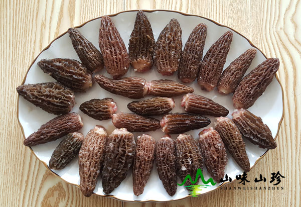 肉沫酿羊肚菌的做法