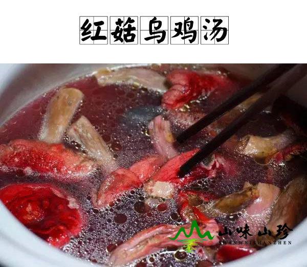 红菇乌鸡汤