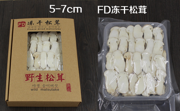 5-7cm 冻干松茸