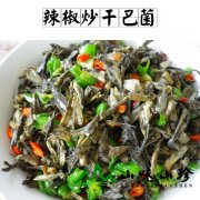 辣椒炒干巴菌