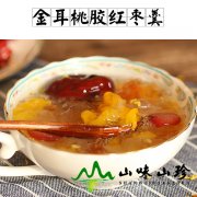 金耳桃胶红枣羹