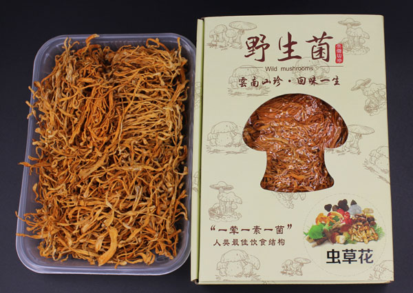 干品虫草花礼盒装图二