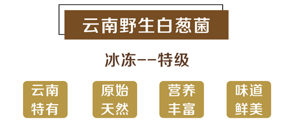 冰冻白葱菌特级