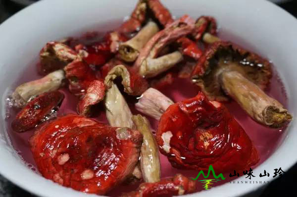泡发红菇 泡发红菇